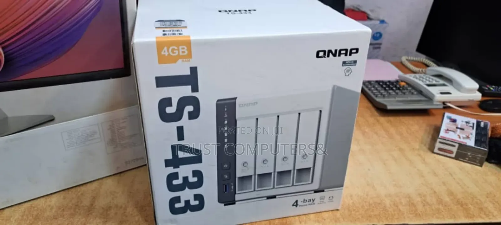 Qnap Ts-433 4-Bay Nas With 4gb of Ram.