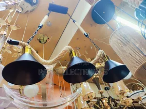 3in 1 Black Lamp Holder for Restaurant