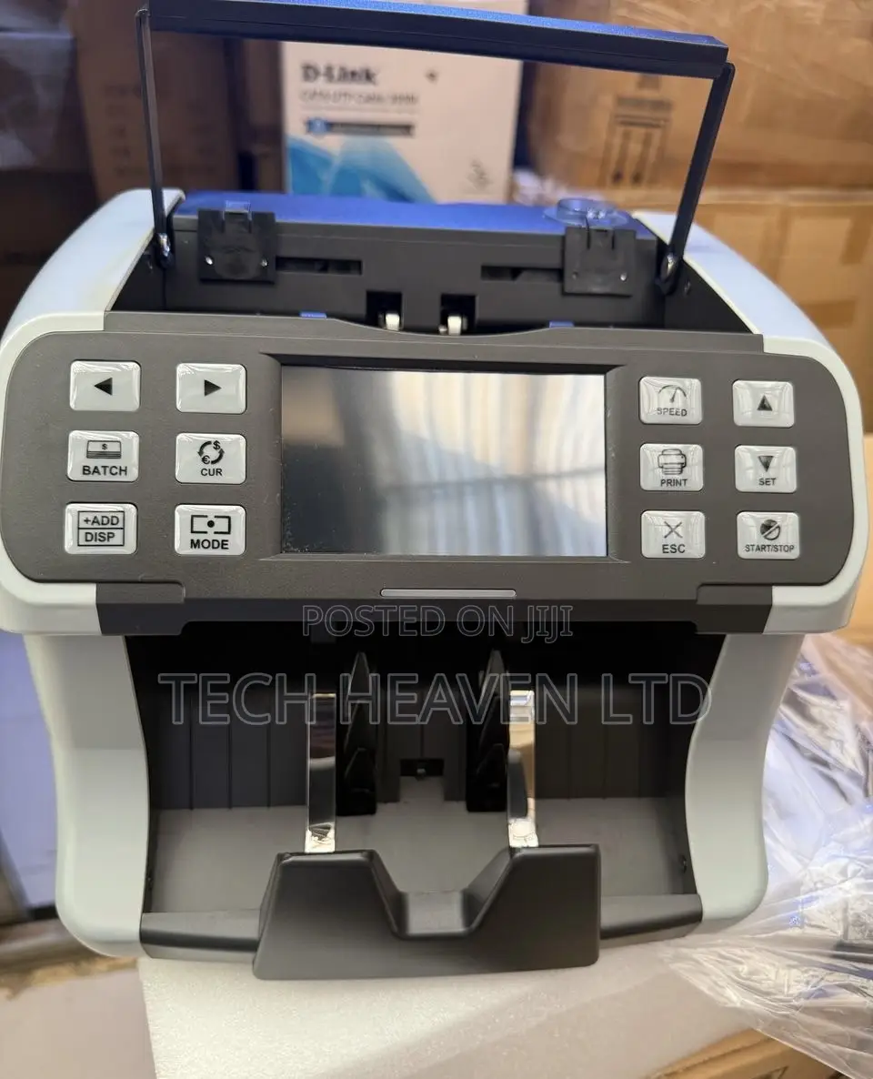 Multi Currency Cash Counter Money Bill Counter for Finance, Bank