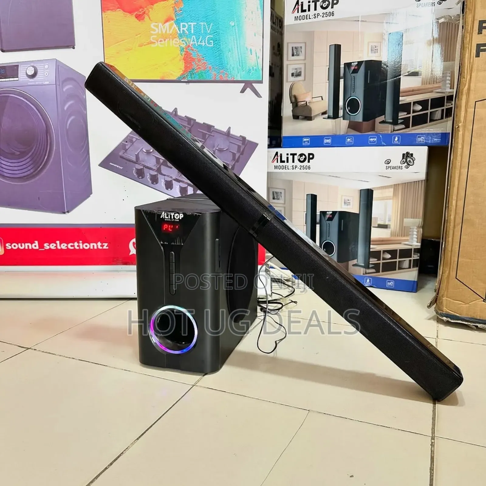 Global Star Sound Bar System 2.1 Channel With Fm, Bluetooth Mp-504