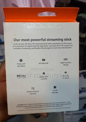 Amazon Fire Tv Stick Max.