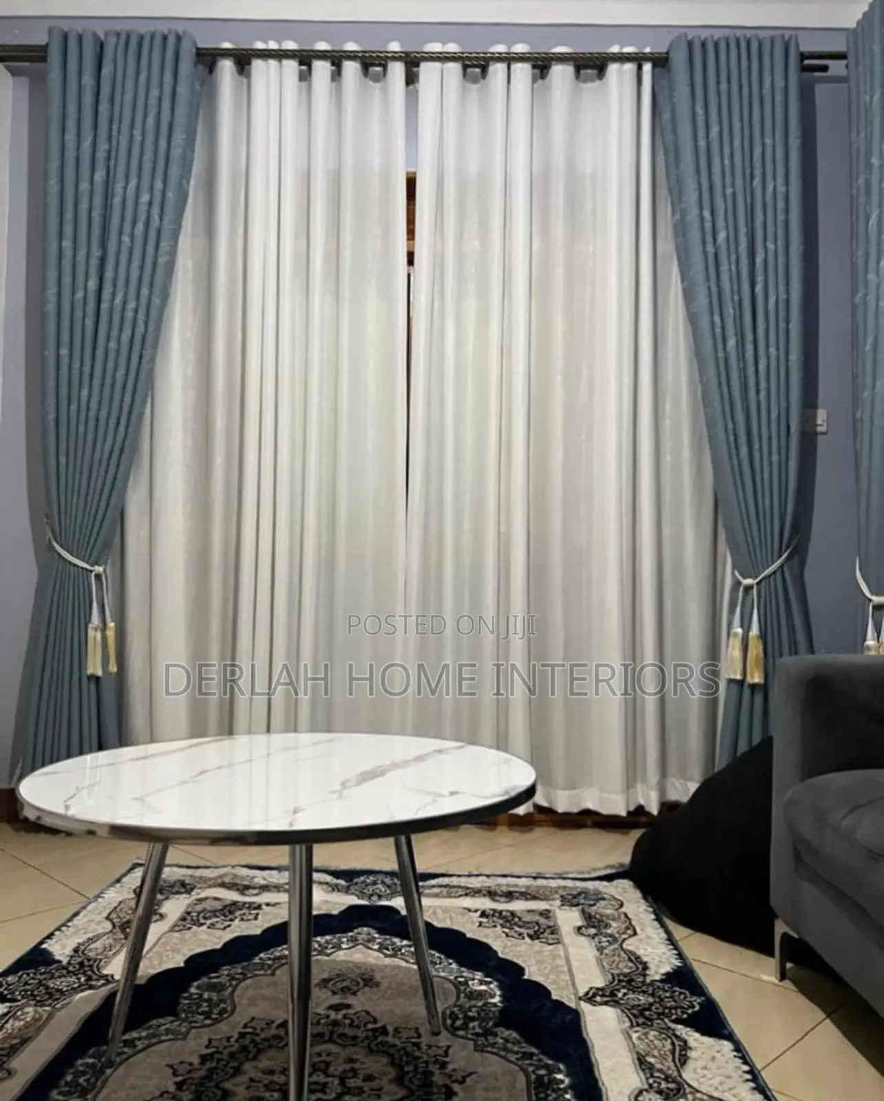Sitting Room Door Curtains