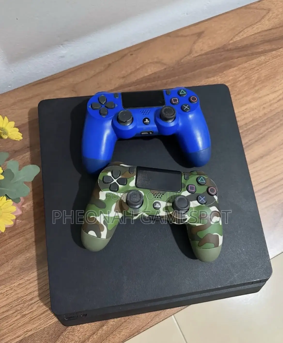 Ps4 Slim Nice Condition With 2 Controllers and 10games of Your Choice