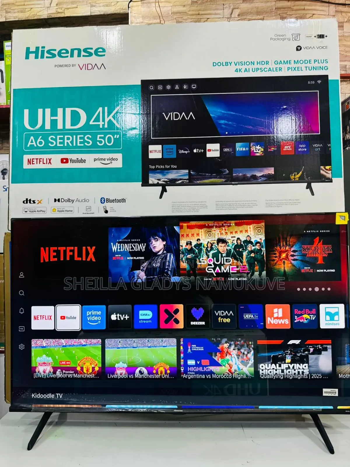 Uhd4k Hisense Television 50 Inches