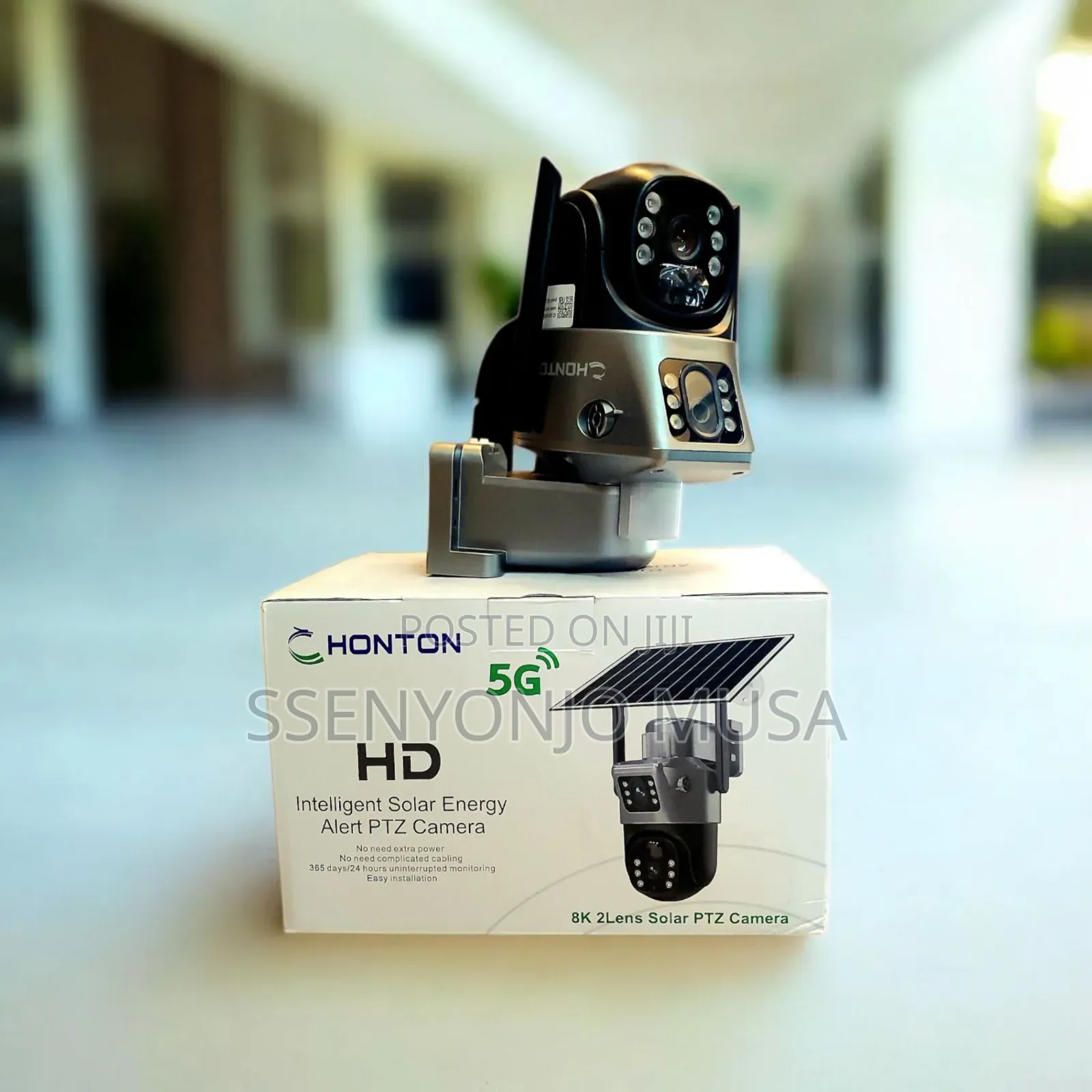Honton 5g Hd Solar Ptz Camera - 2lens, Intelligent Energy