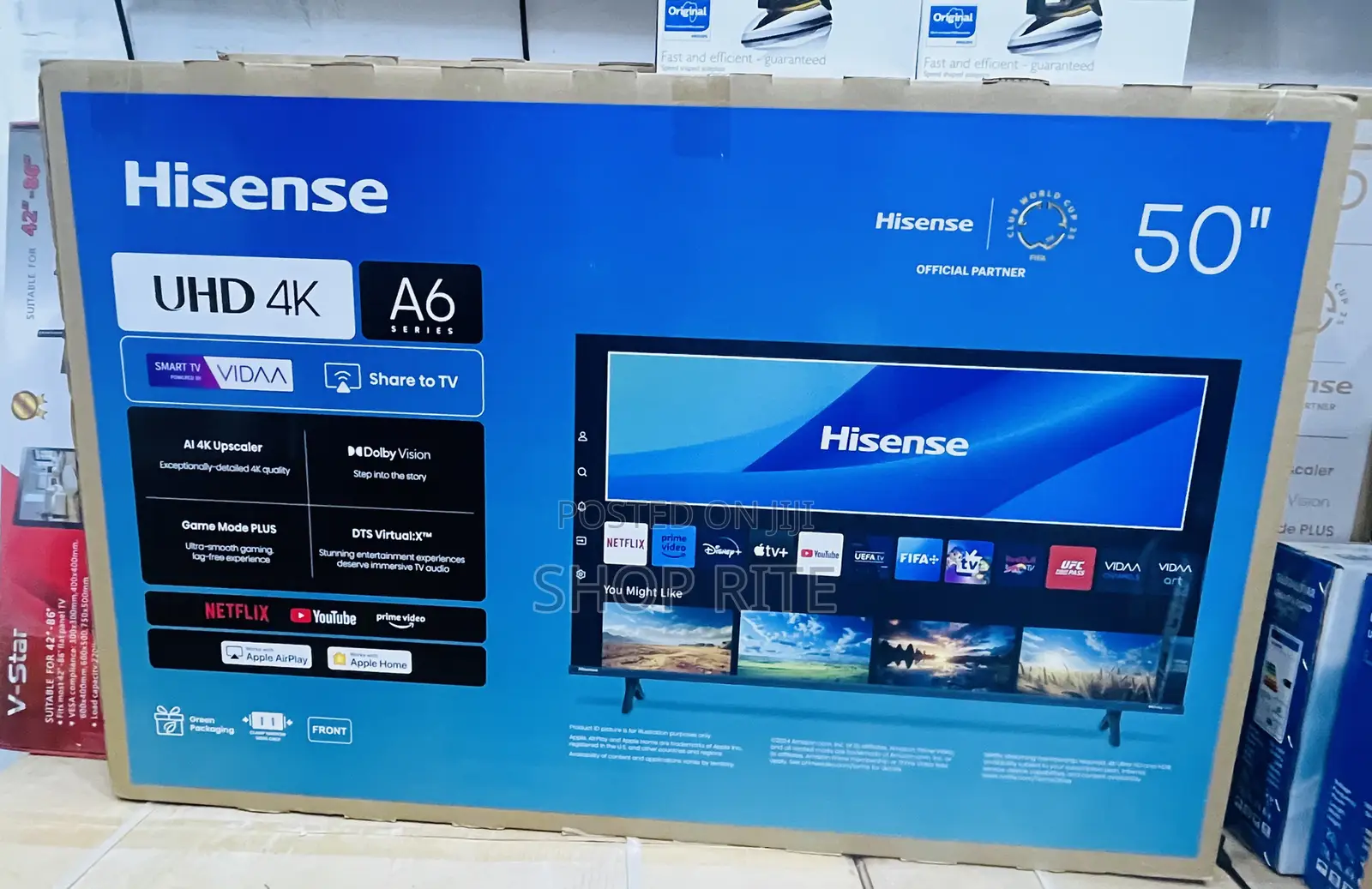 Hisense 50 Inches Smart A6qs Series Original Uhd TVS