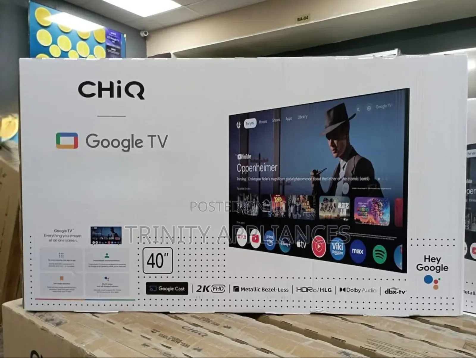 Chiq 40" Smart Google Led Tv
