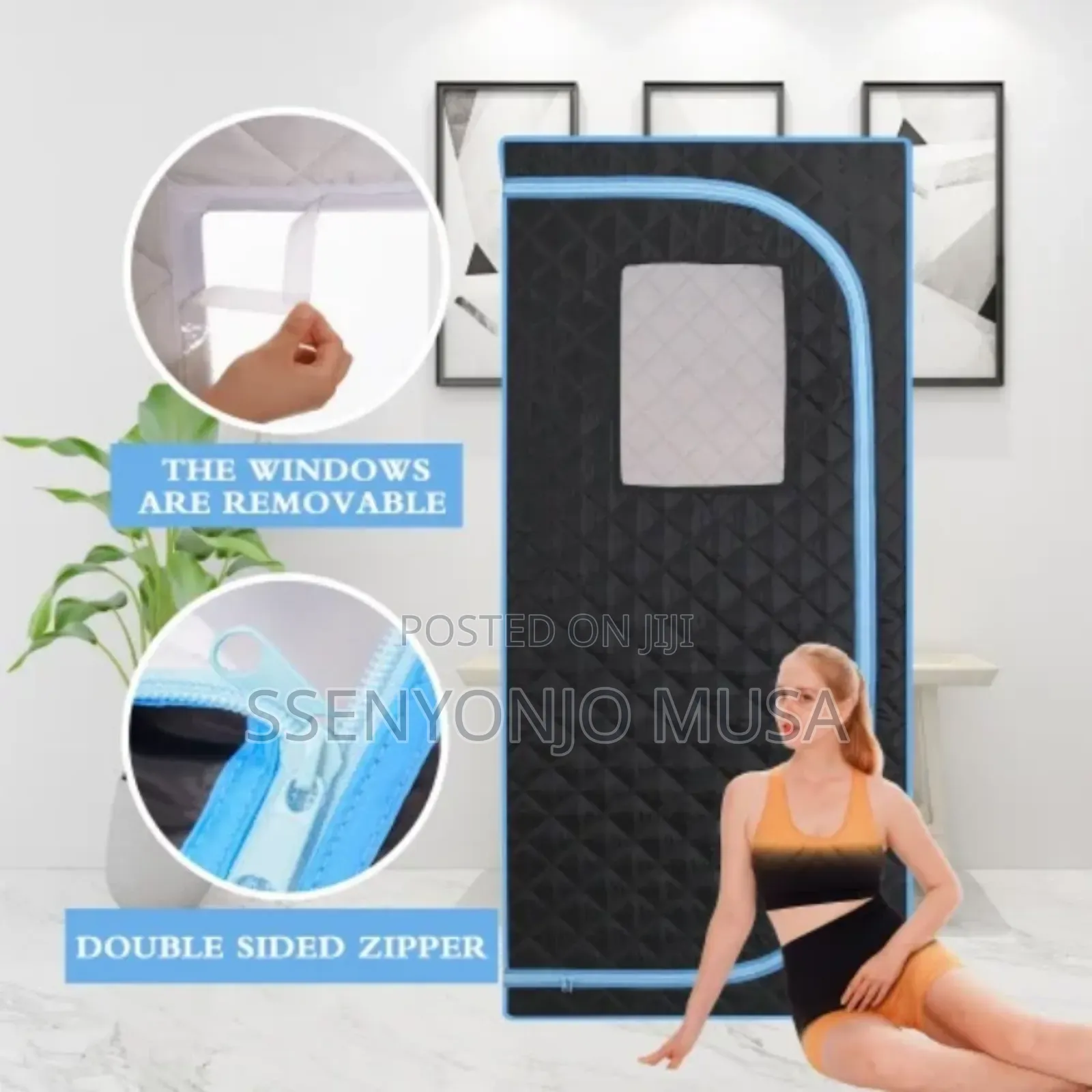Portable Full Body Steam Sauna Tent – Weight Loss Relaxation Box
