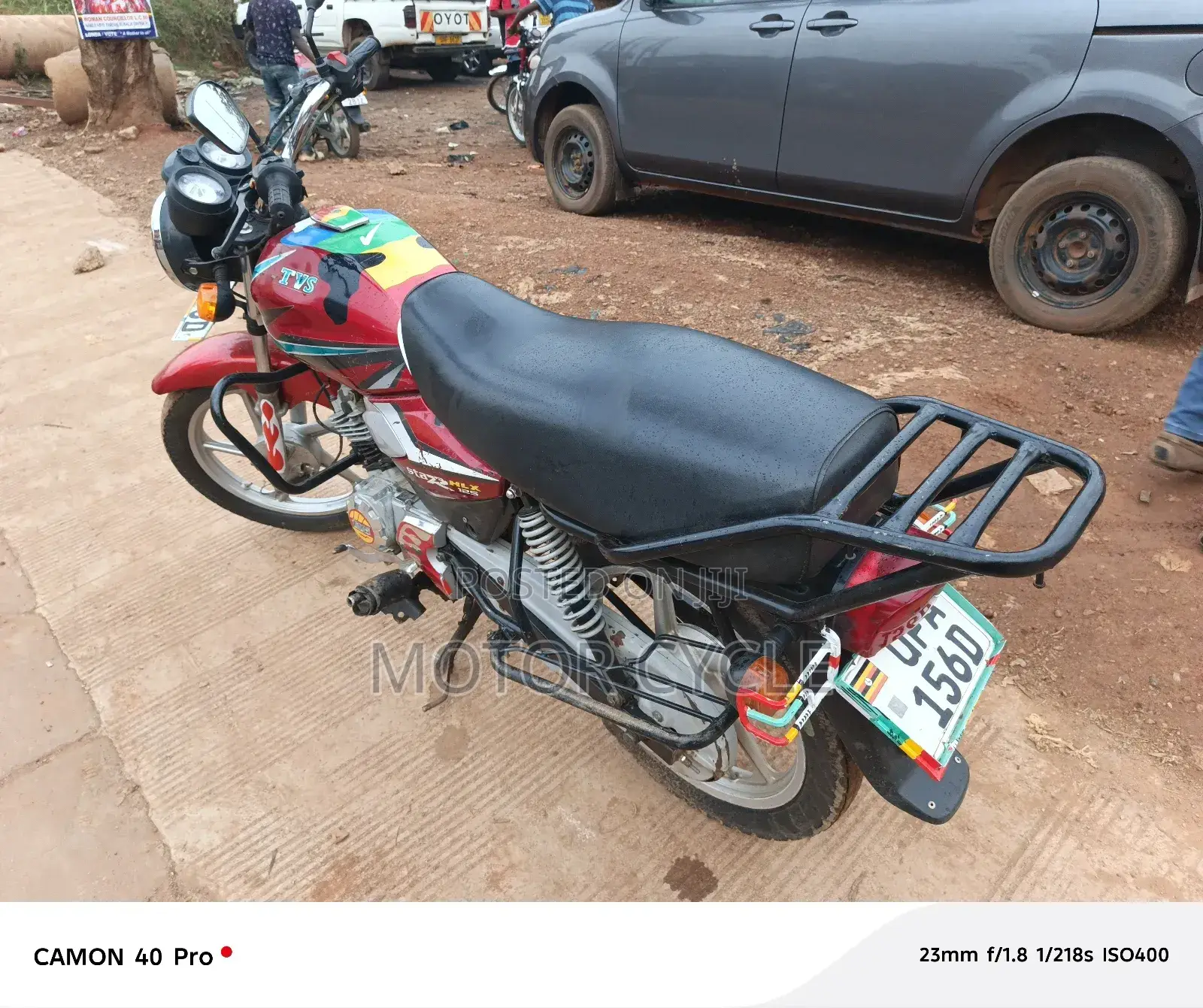 TVS HLX 125 2020 Red