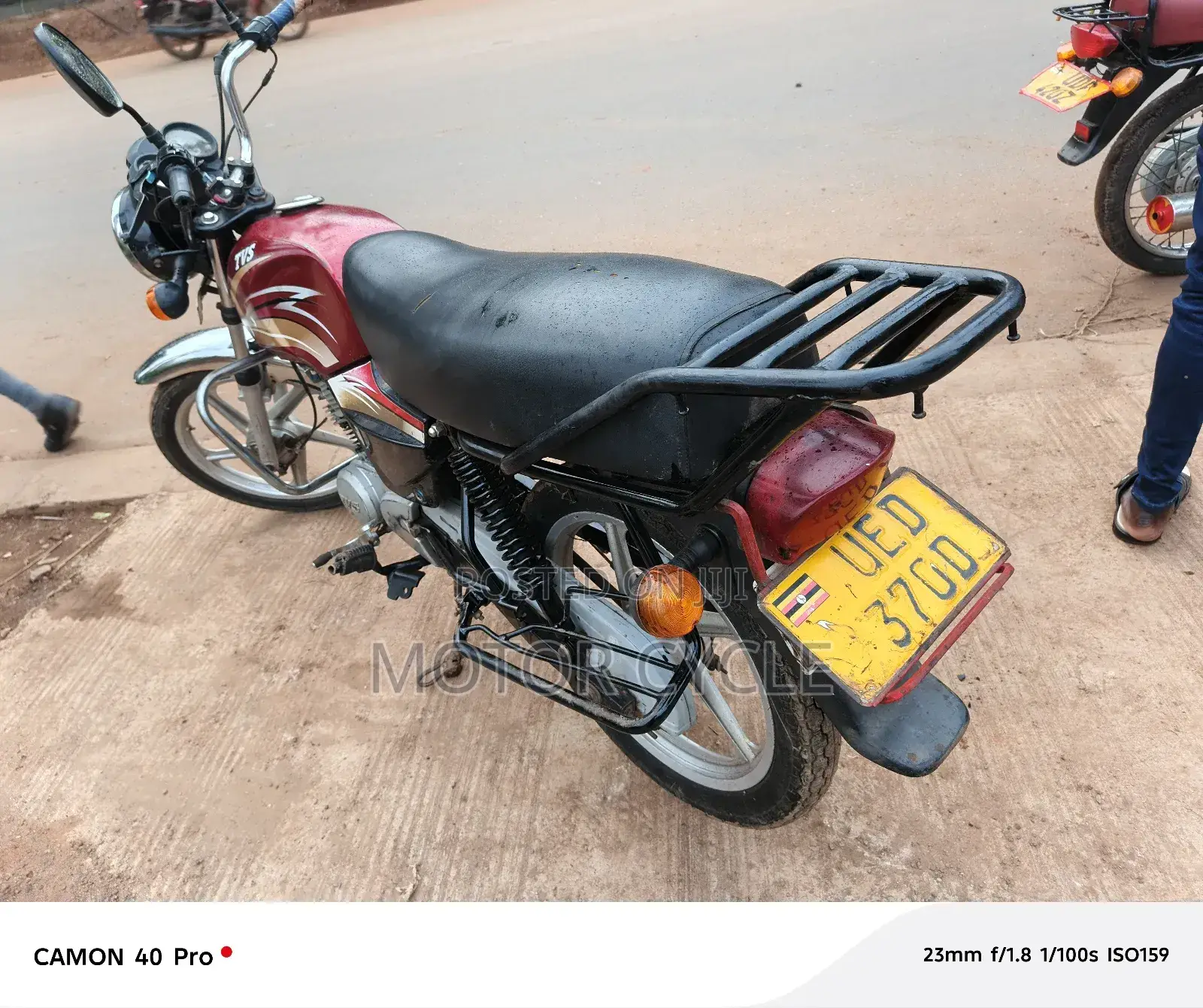 TVS XL 100 2017 Red