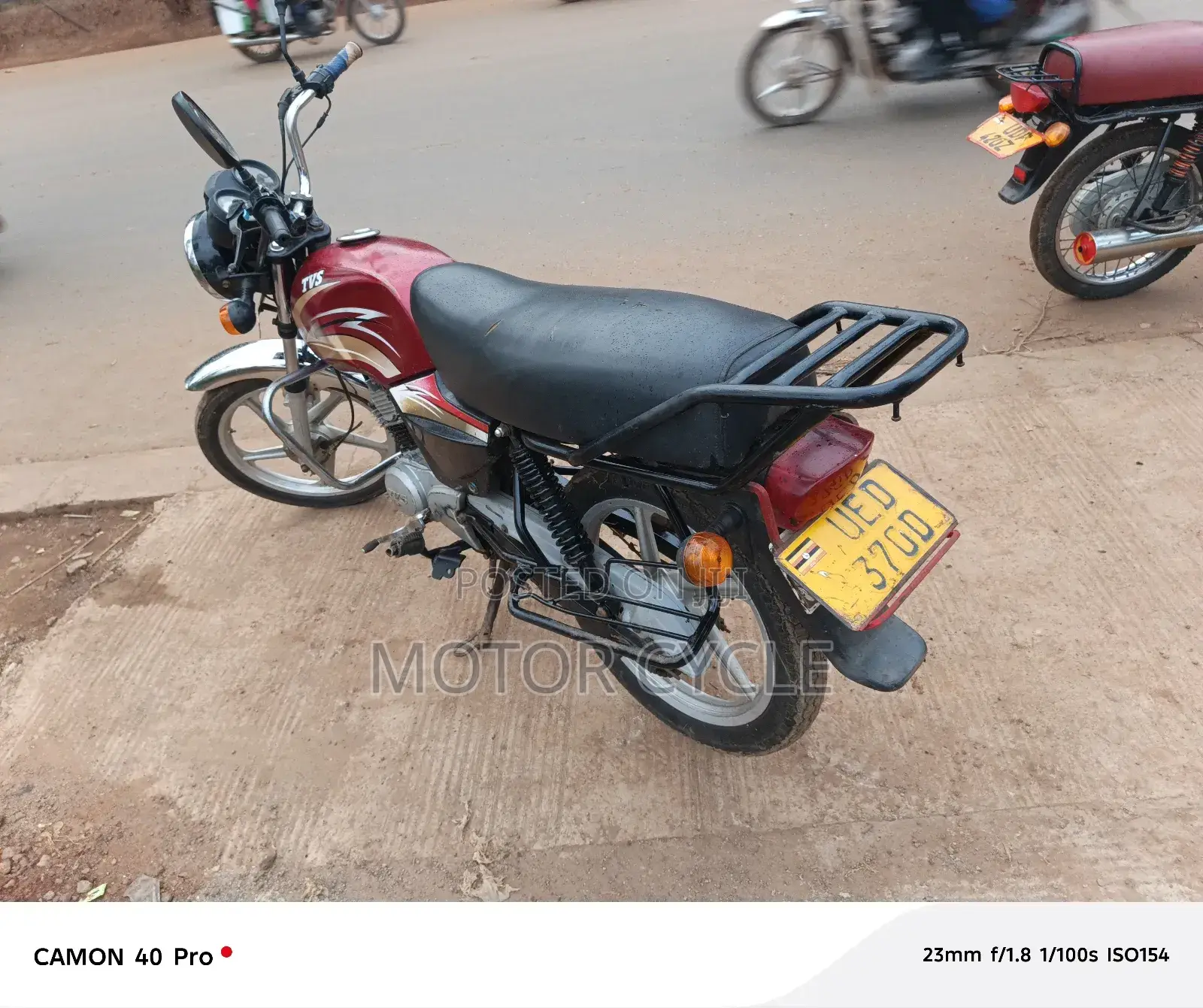 TVS XL 100 2017 Red