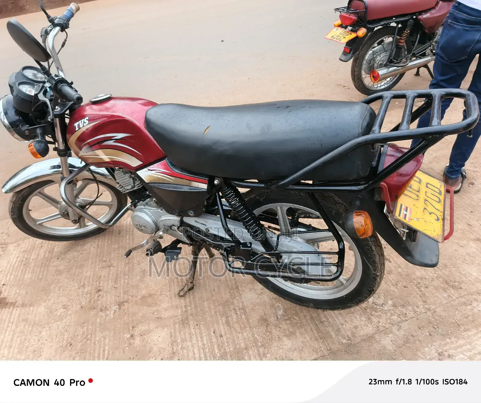 TVS XL 100 2017 Red