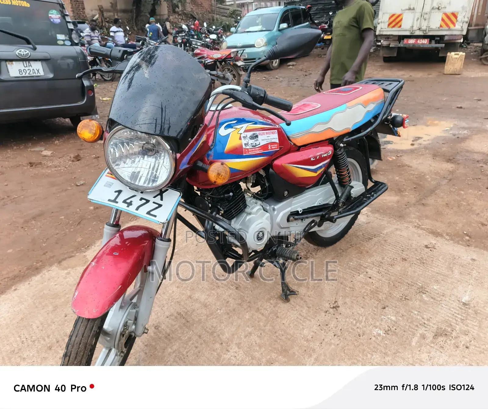 Bajaj Boxer 125 2023 Red