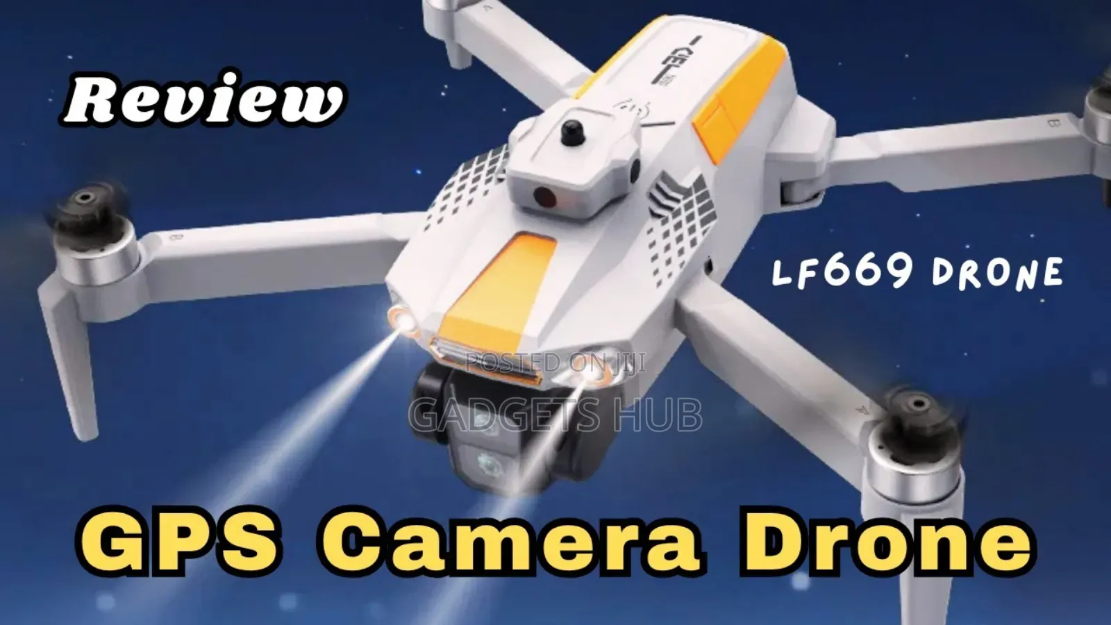 Brushless Dual Camera Drone, Specifically an Lf669 Model
