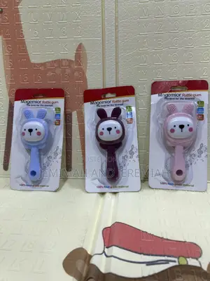2-in-1 Baby Teether With Rattle Shaker