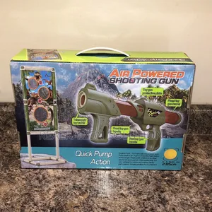 Pump Action Blaster Air Powered Shooting Toy Gun Set| 24 Foam Balls