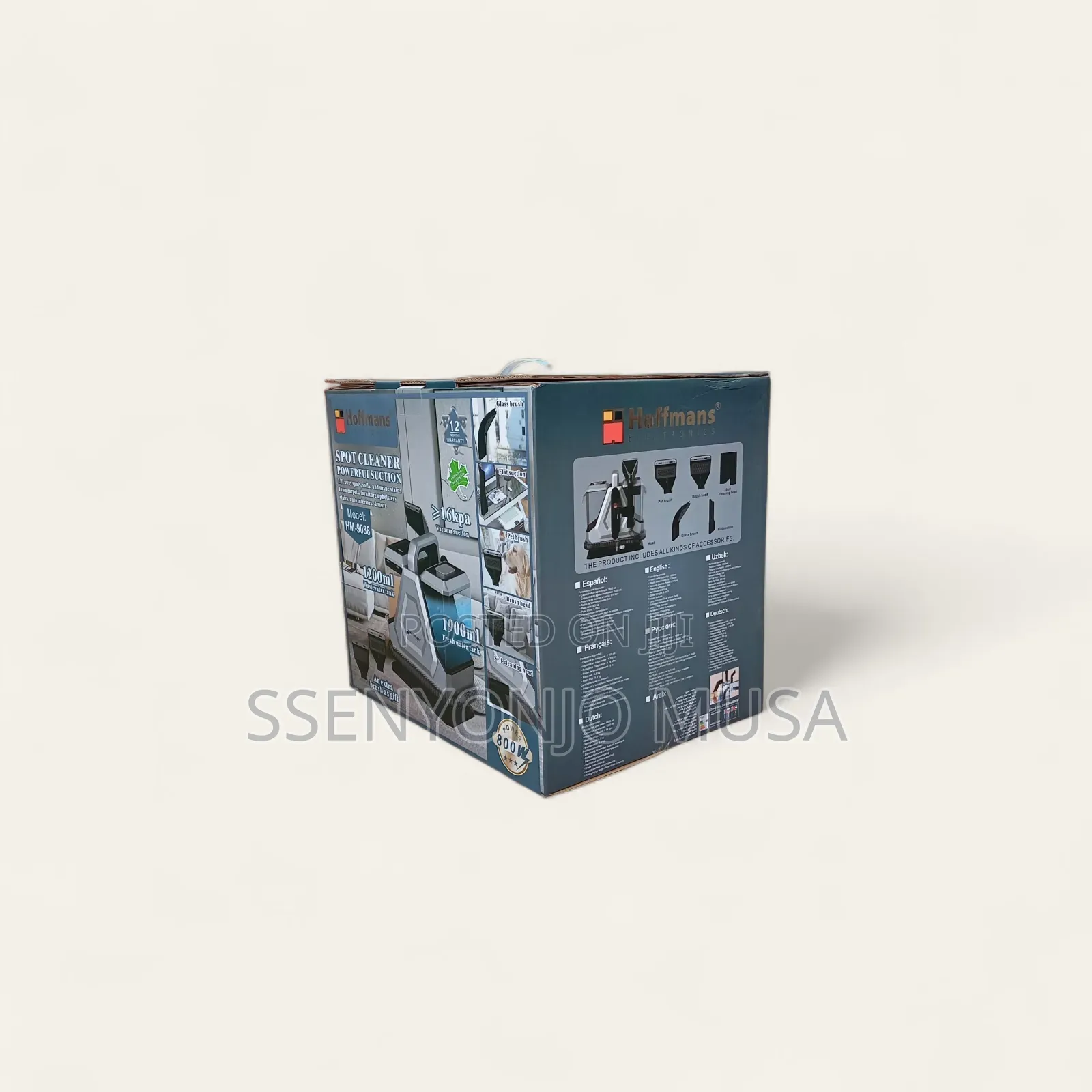 Hoffmans Hm-9088 Spot Cleaner | 800w Powerful Suction Carpet