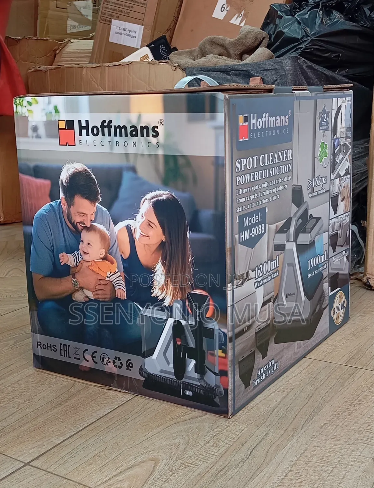 Hoffmans Hm-9088 Spot Cleaner | 800w Powerful Suction Carpet