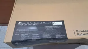 Tp-Link Jetstream Tl-Sg3452p 52-Port Gigabit L2+ Switch 48-Port Poe+
