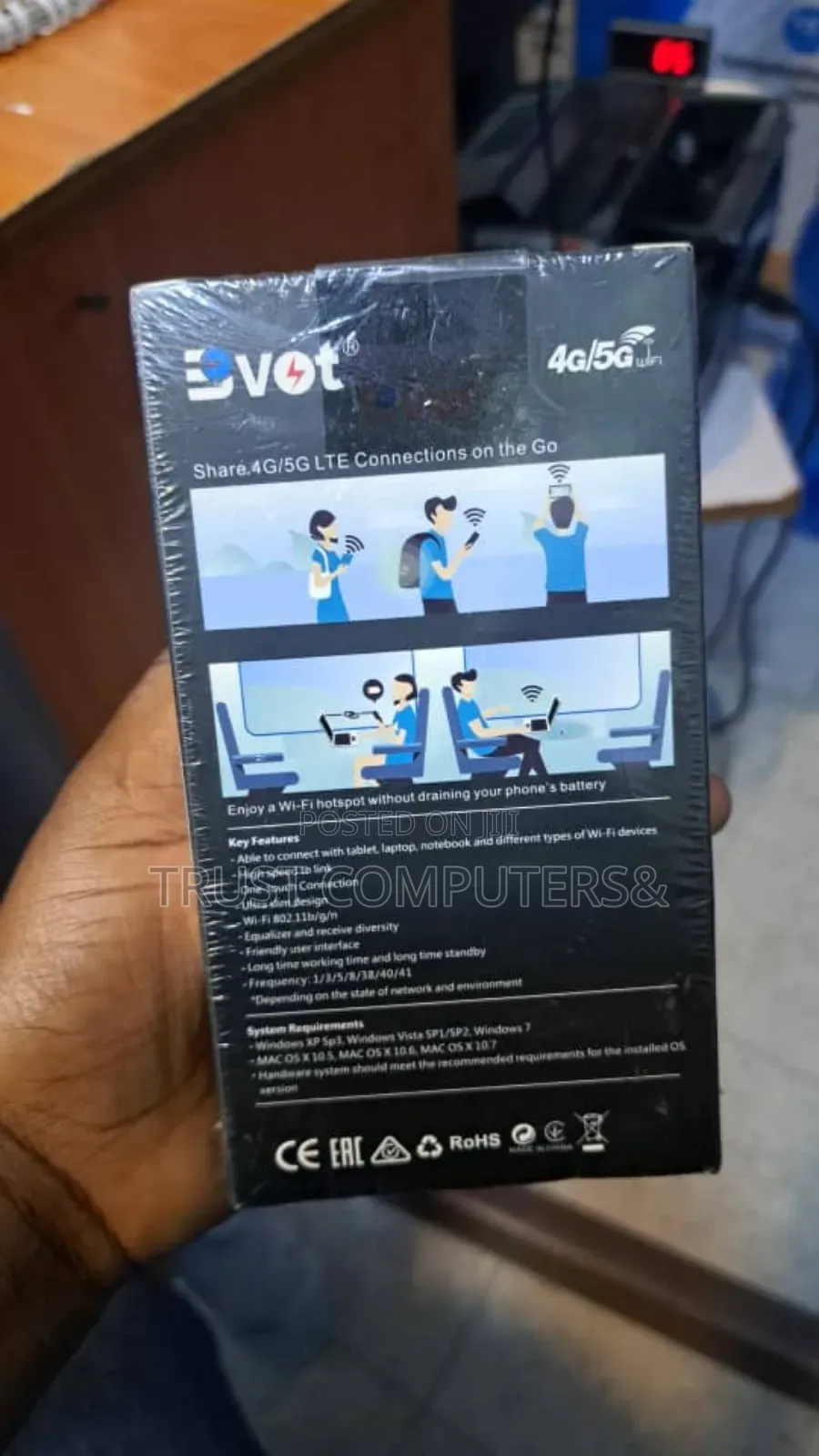 .Bvot M92 4g/5g Lte Mobile Wi-Fi Router.