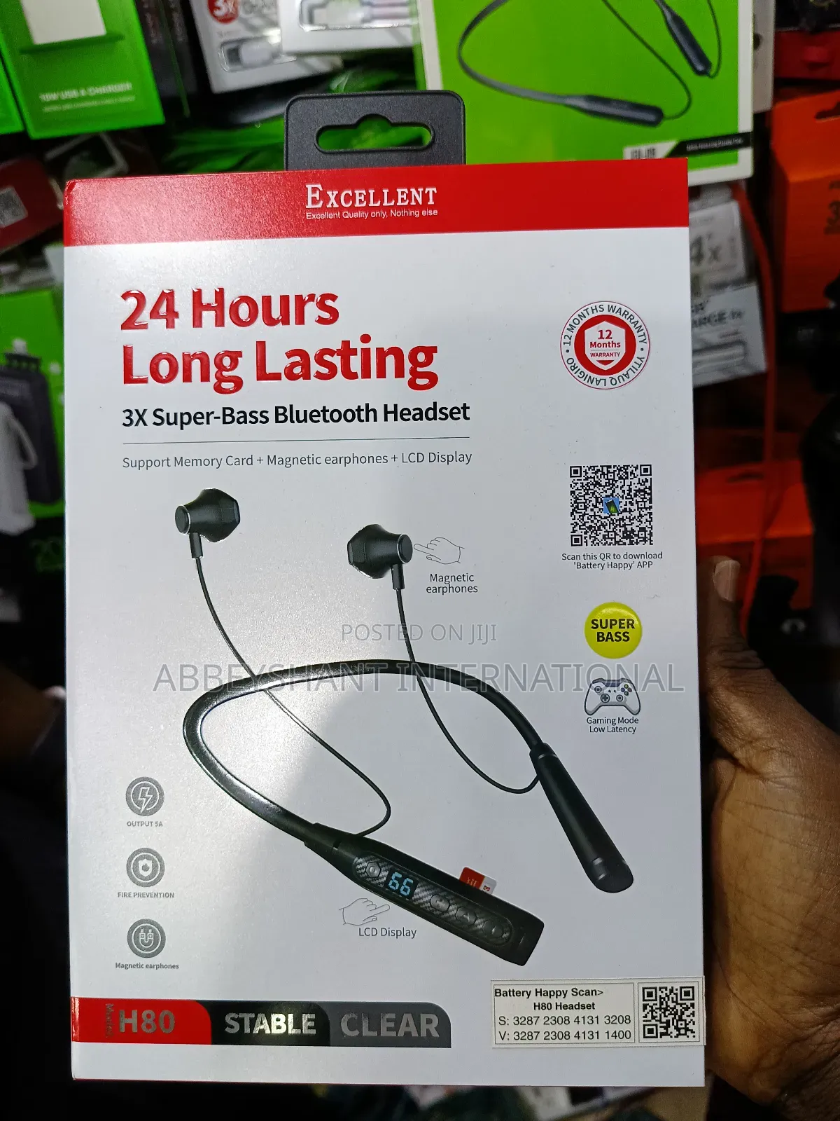 Super Bass Bluetooth Headset