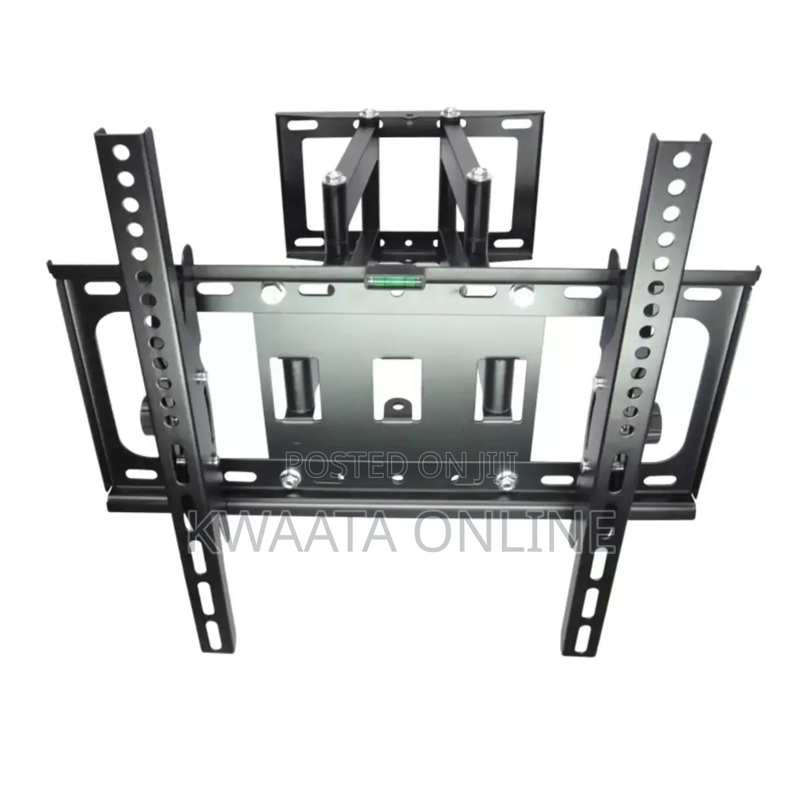 32''-80'' Tv Wall Mount Bracket Double Arm Tilt Steel Mobile Stand