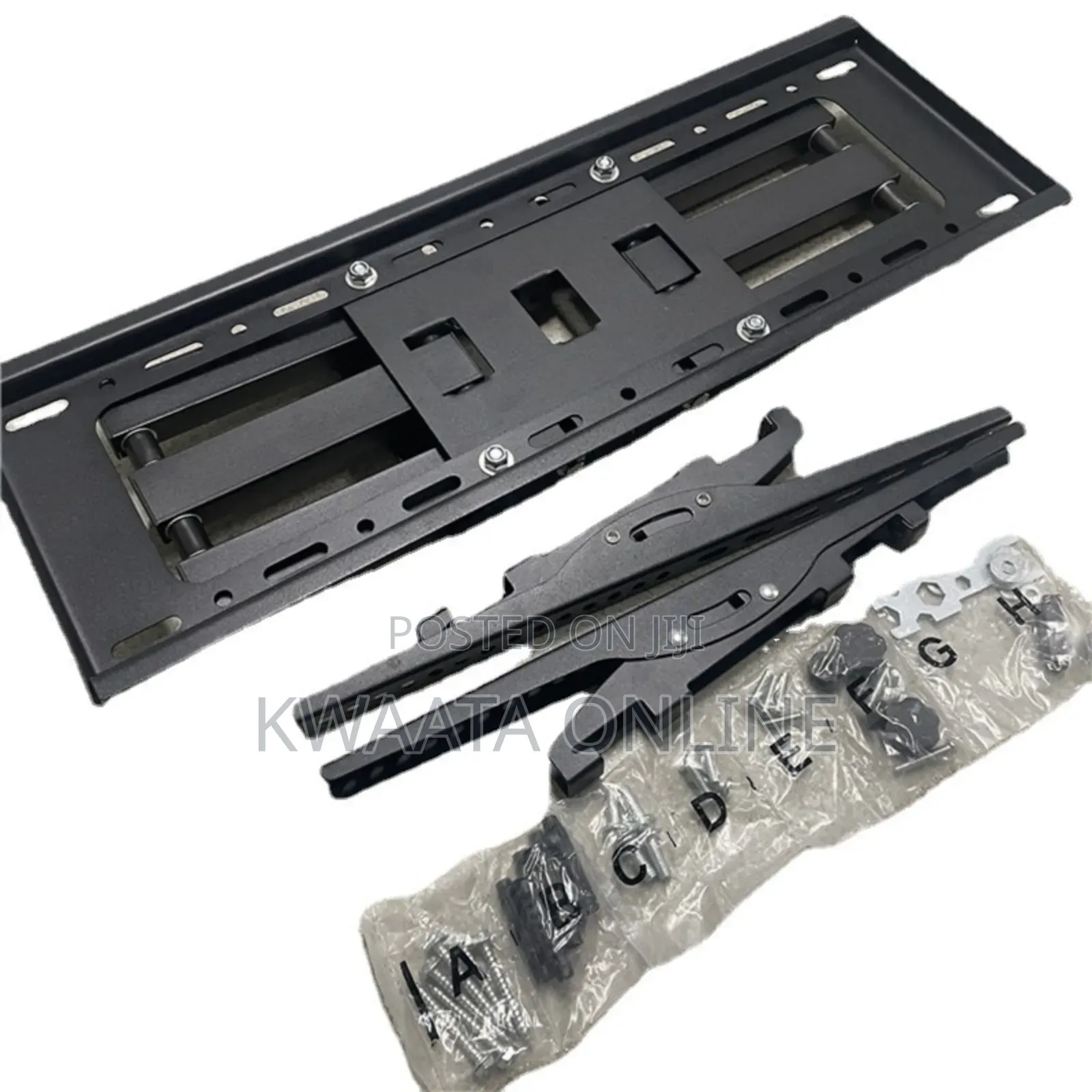 32''-80'' Tv Wall Mount Bracket Double Arm Tilt Steel Mobile Stand