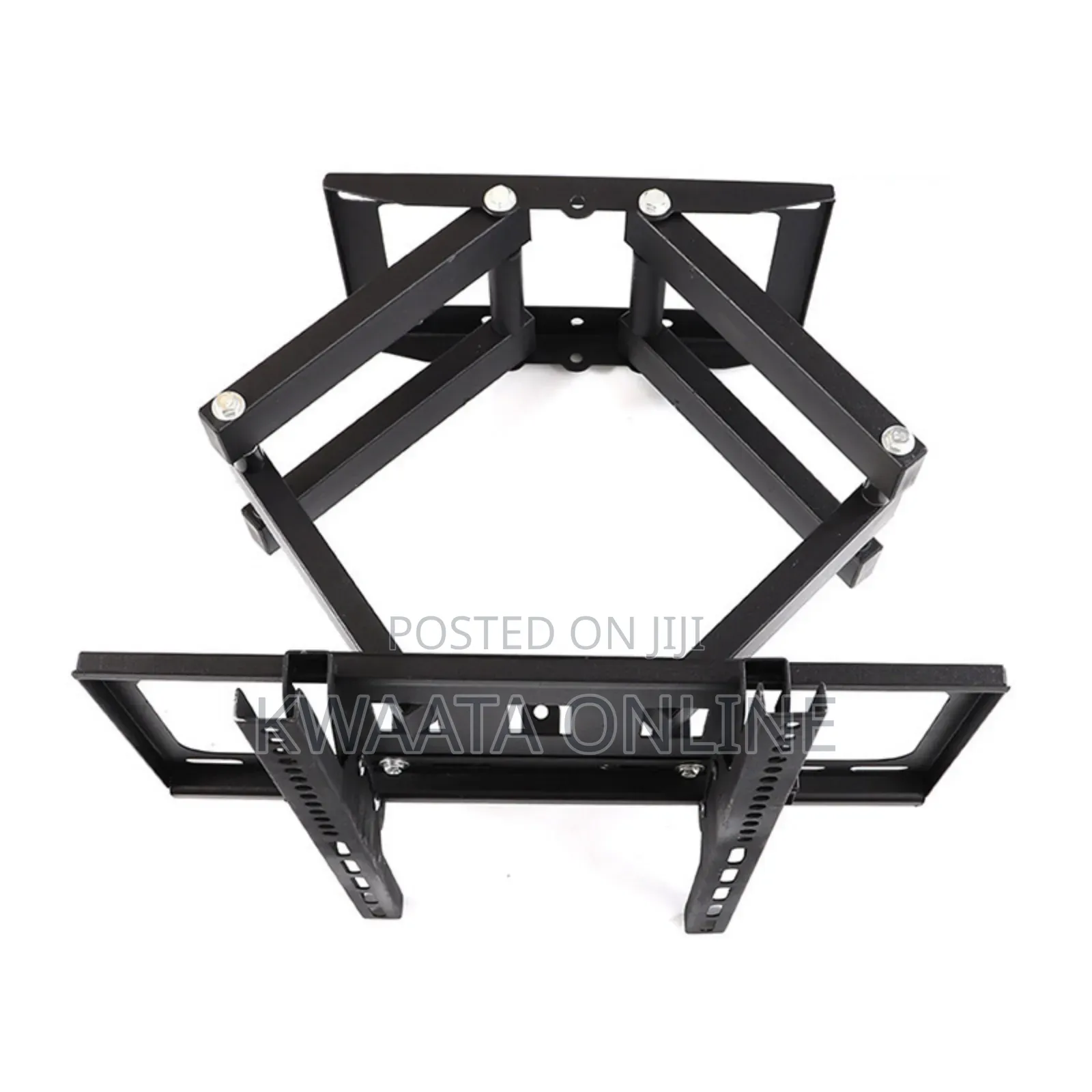 32''-80'' Tv Wall Mount Bracket Double Arm Tilt Steel Mobile Stand