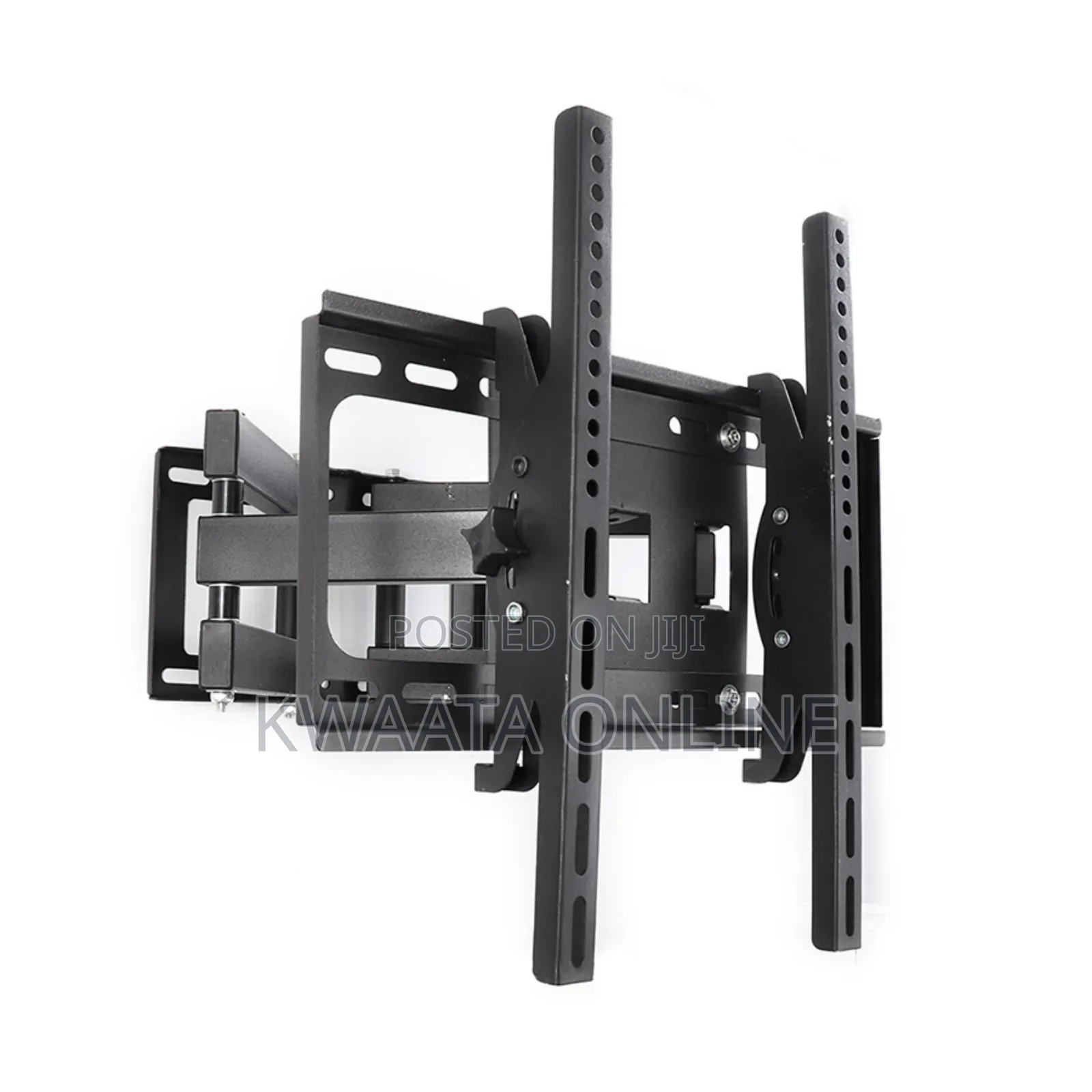 32''-80'' Tv Wall Mount Bracket Double Arm Tilt Steel Mobile Stand