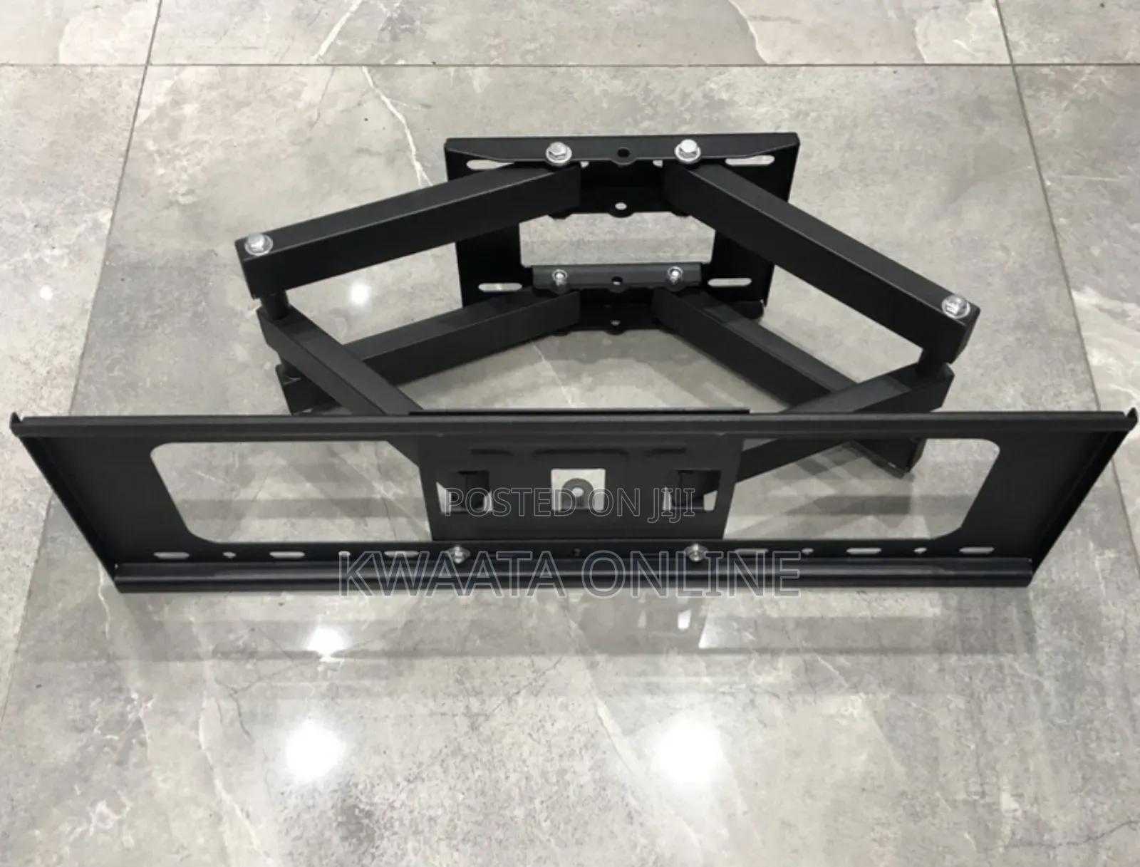 32''-80'' Tv Wall Mount Bracket Double Arm Tilt Steel Mobile Stand