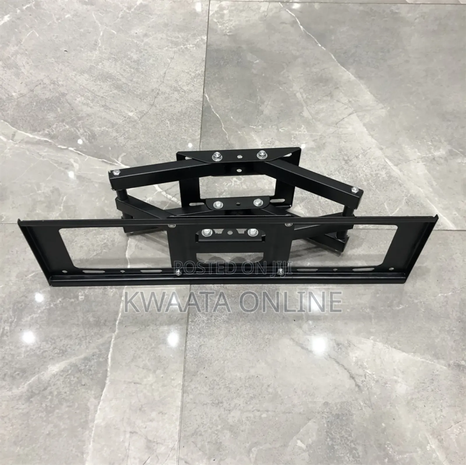 32''-80'' Tv Wall Mount Bracket Double Arm Tilt Steel Mobile Stand