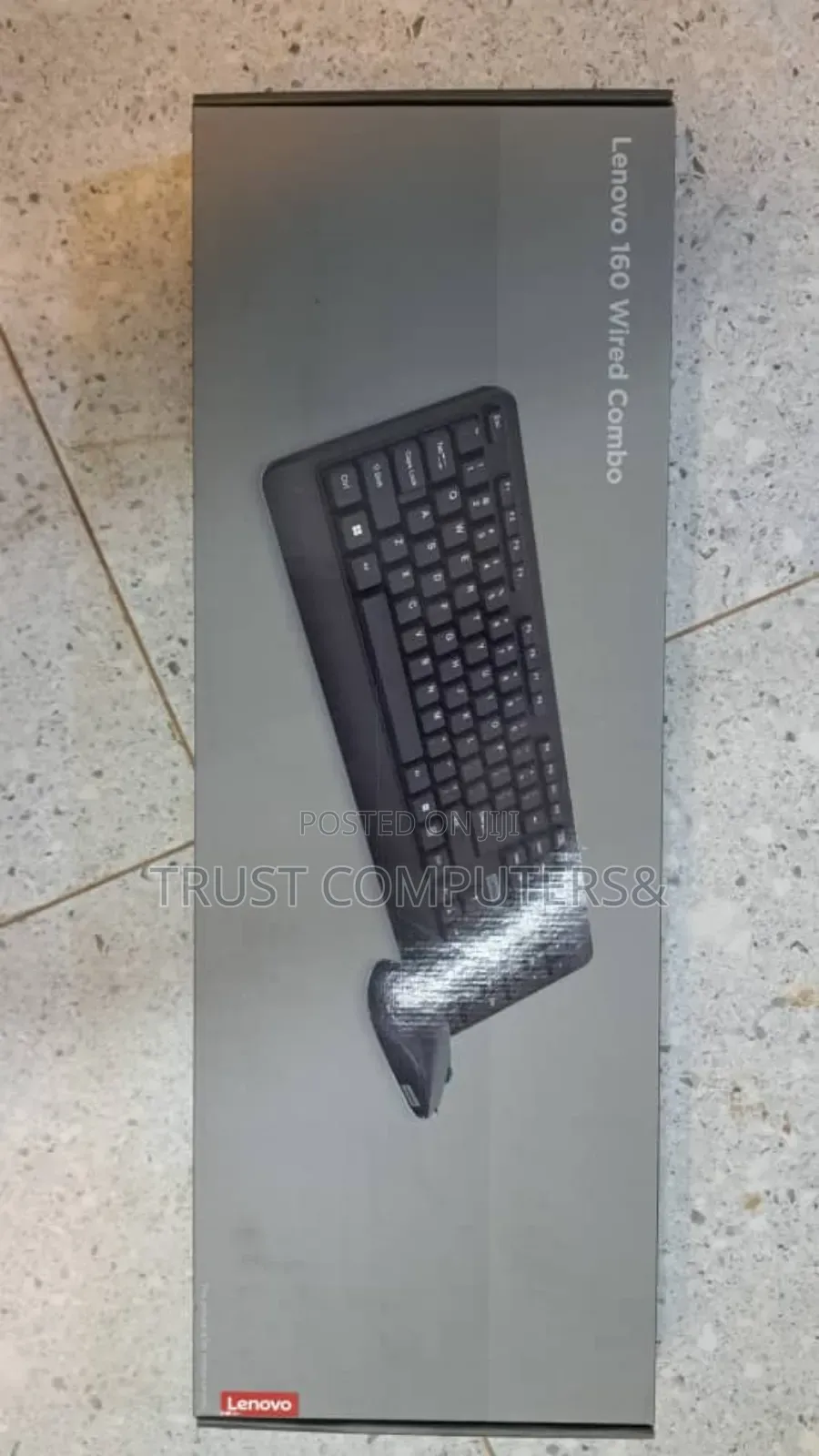 Lenovo 160 Wired Combo, a Keyboard and Mouse Set.
