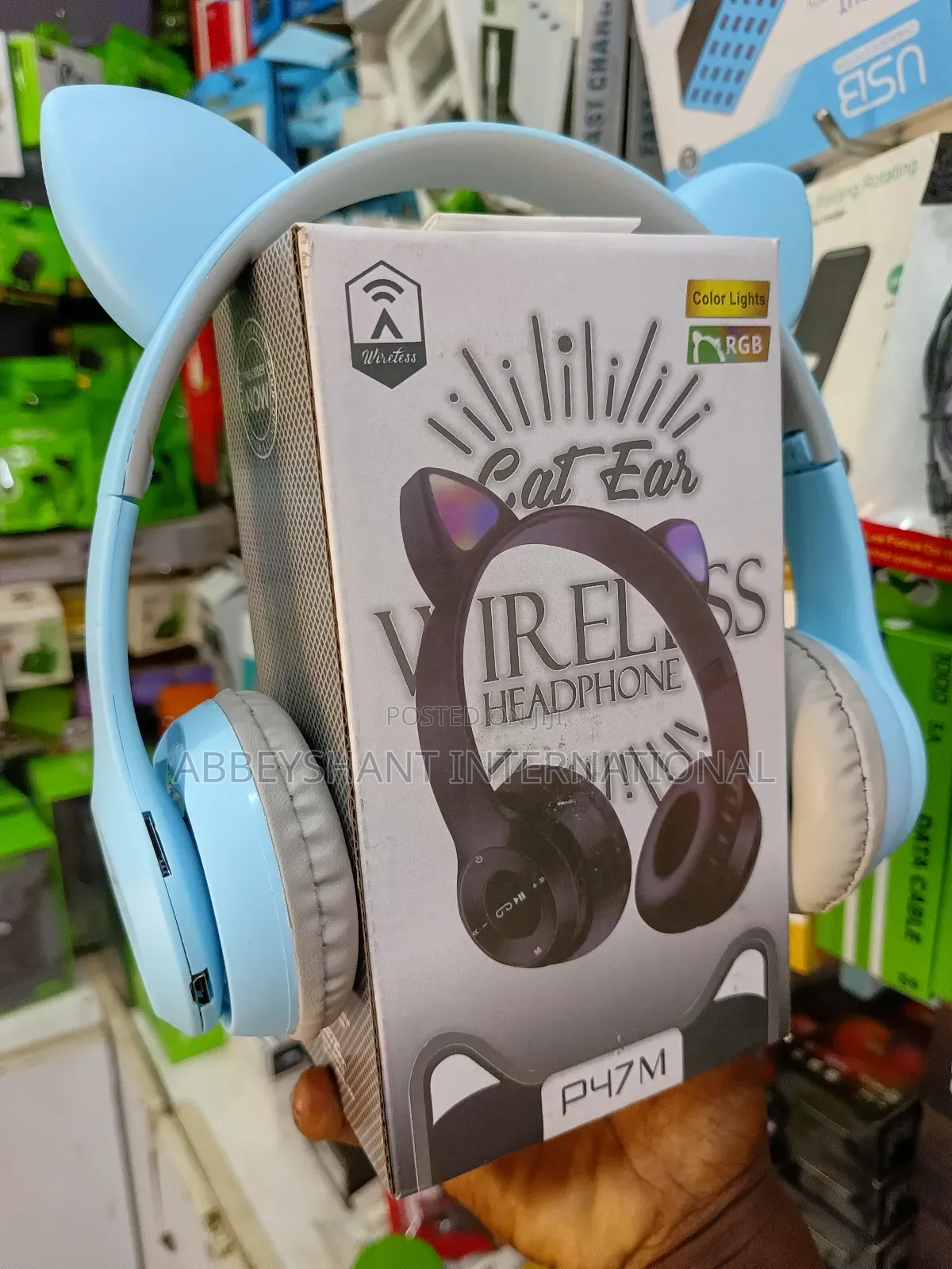 RGB Lighting Wireless Headphones
