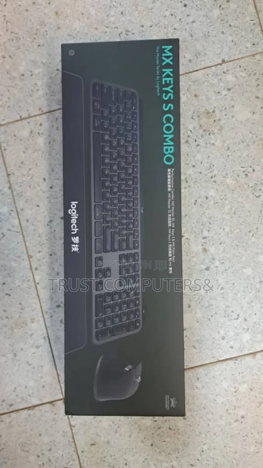 Logitech Mx Keys S Combo, a Wireless Keyboard and Mouse Set.