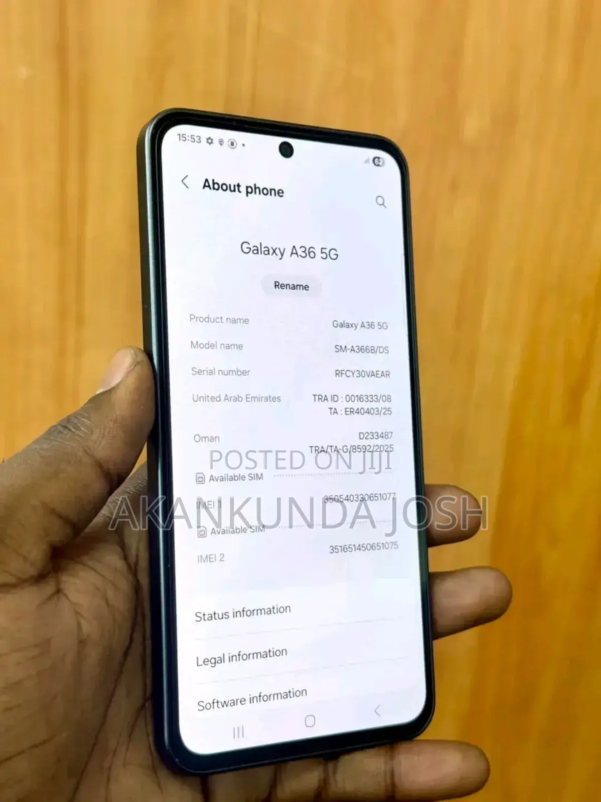 New Samsung Galaxy A36 256 GB Black