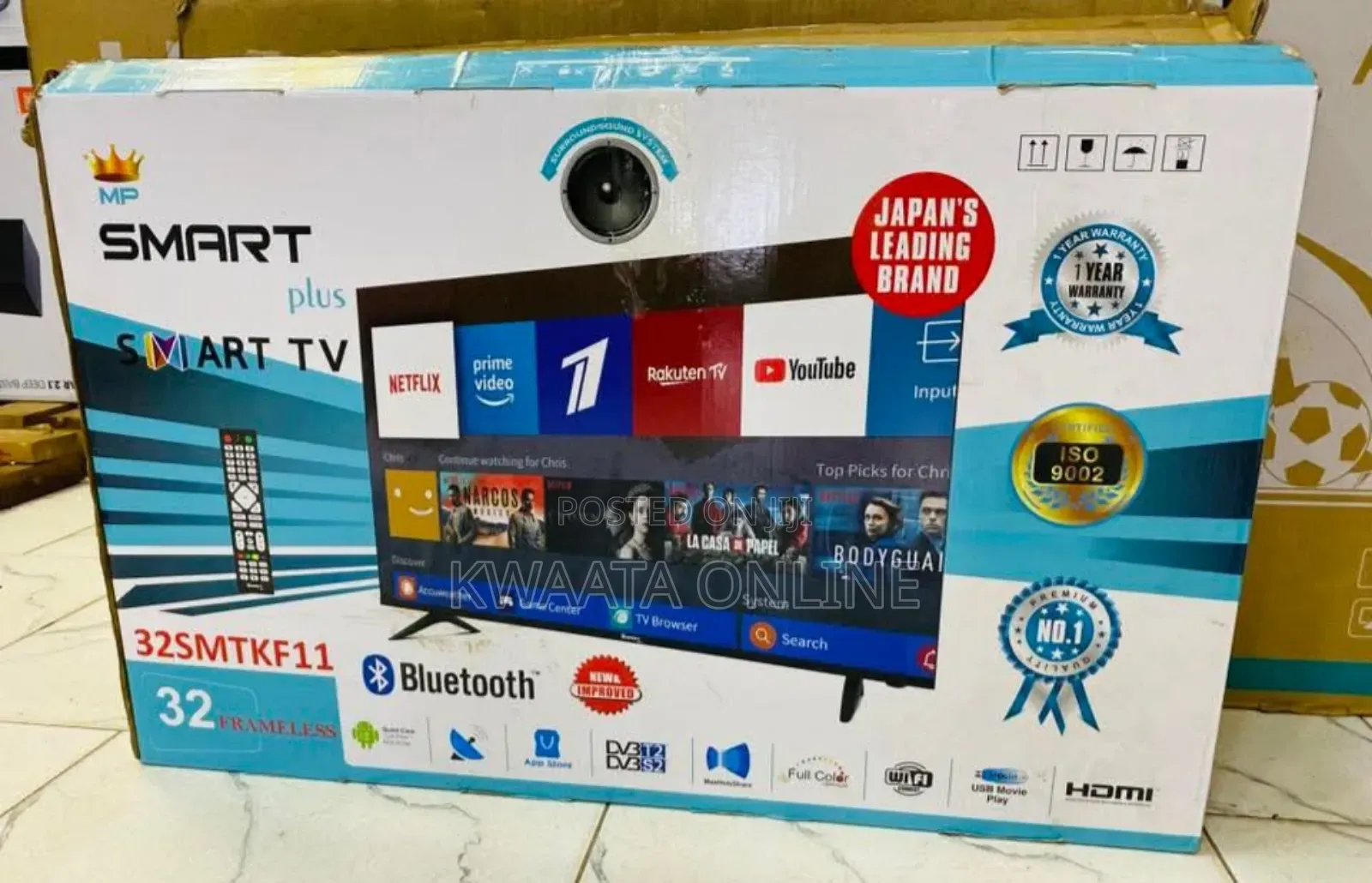 43, 32, 40, 50, 55inch, Smart Plus Android Tv, Bluetooth, 2 Remotes
