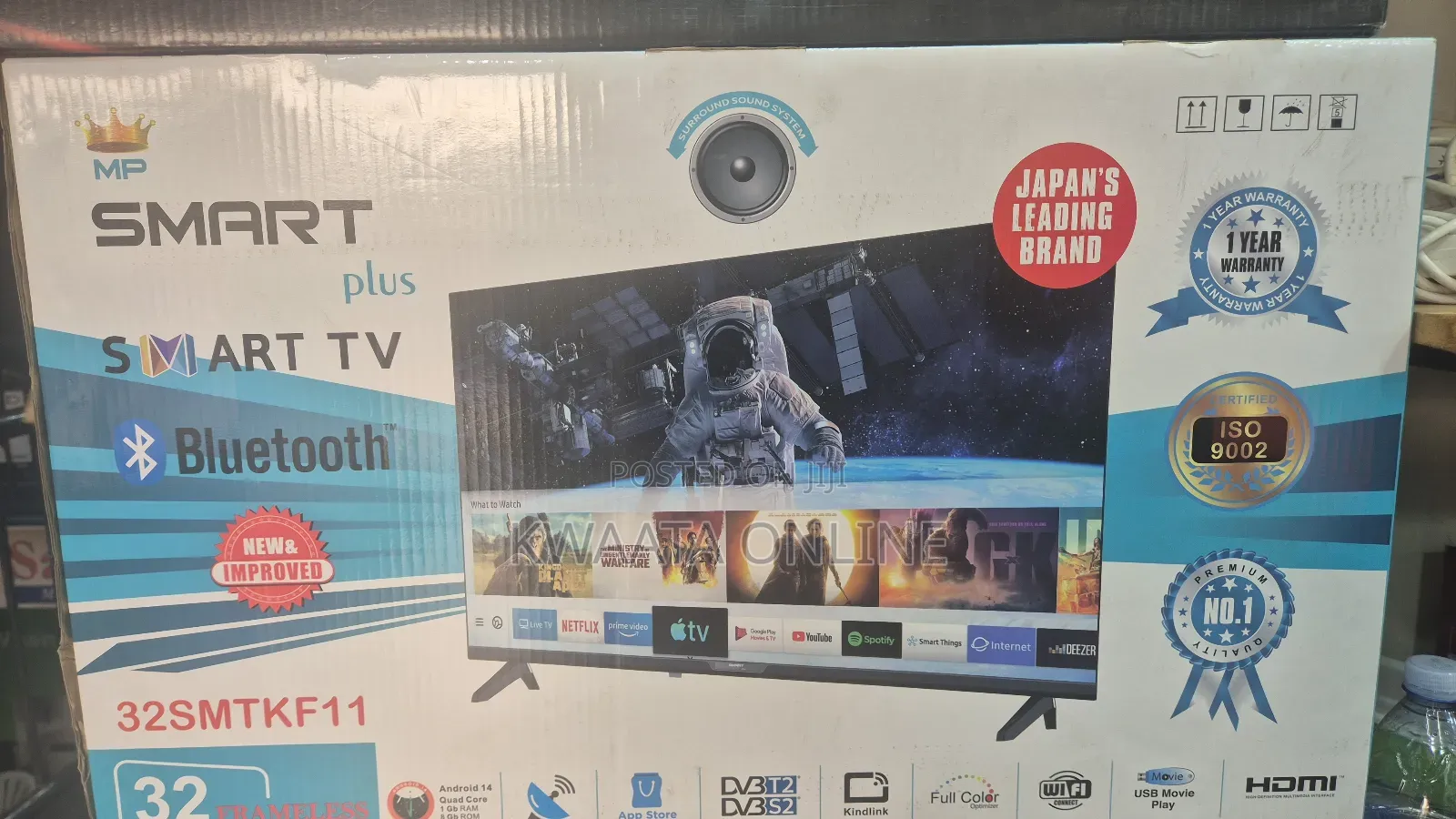43, 32, 40, 50, 55inch, Smart Plus Android Tv, Bluetooth, 2 Remotes