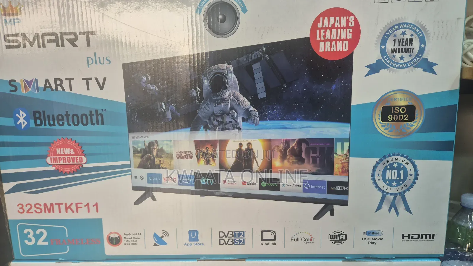 43, 32, 40, 50, 55inch, Smart Plus Android Tv, Bluetooth, 2 Remotes