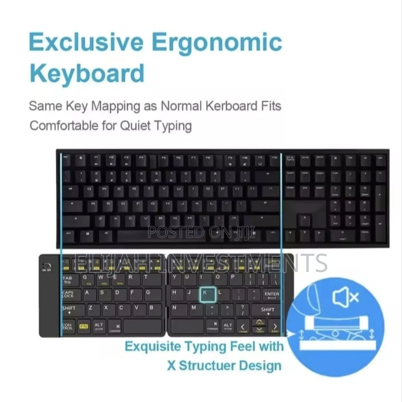 Bluetooth Universal Folding Keyboard