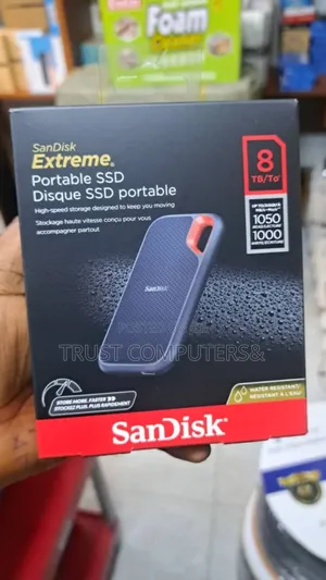 Sandisk Extreme Portable SSD With an 8tb Capacity.
