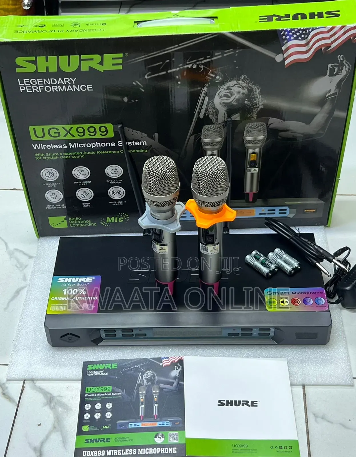 Shure Ugx999 Wireless Microphone Professional Cordless