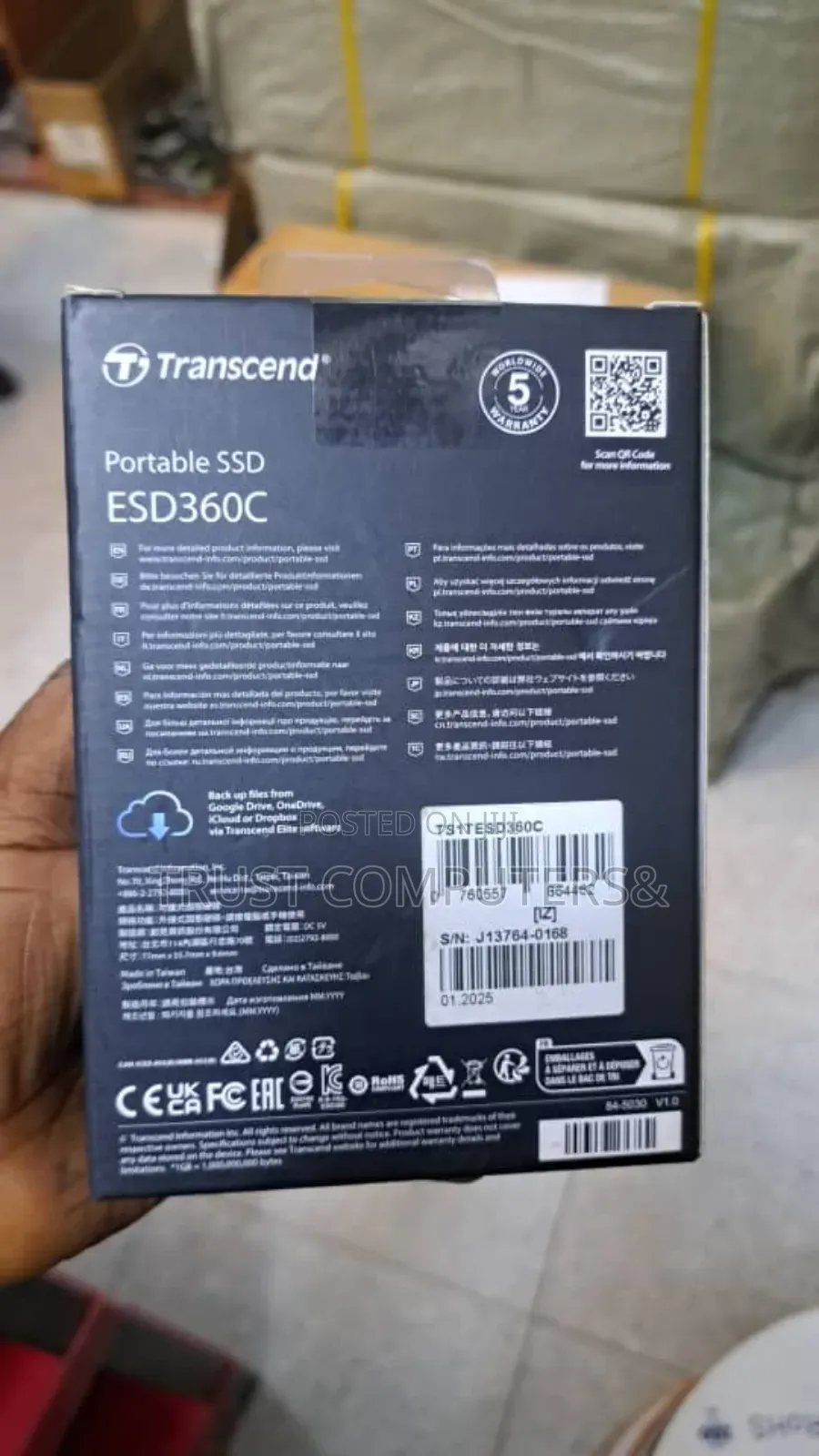 Transcend Esd360c 1tb Portable Ssd.