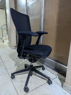 Durable, Soft Cushioned Back Mesh Office Chair, Used