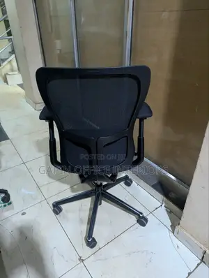 Durable, Soft Cushioned Back Mesh Office Chair, Used