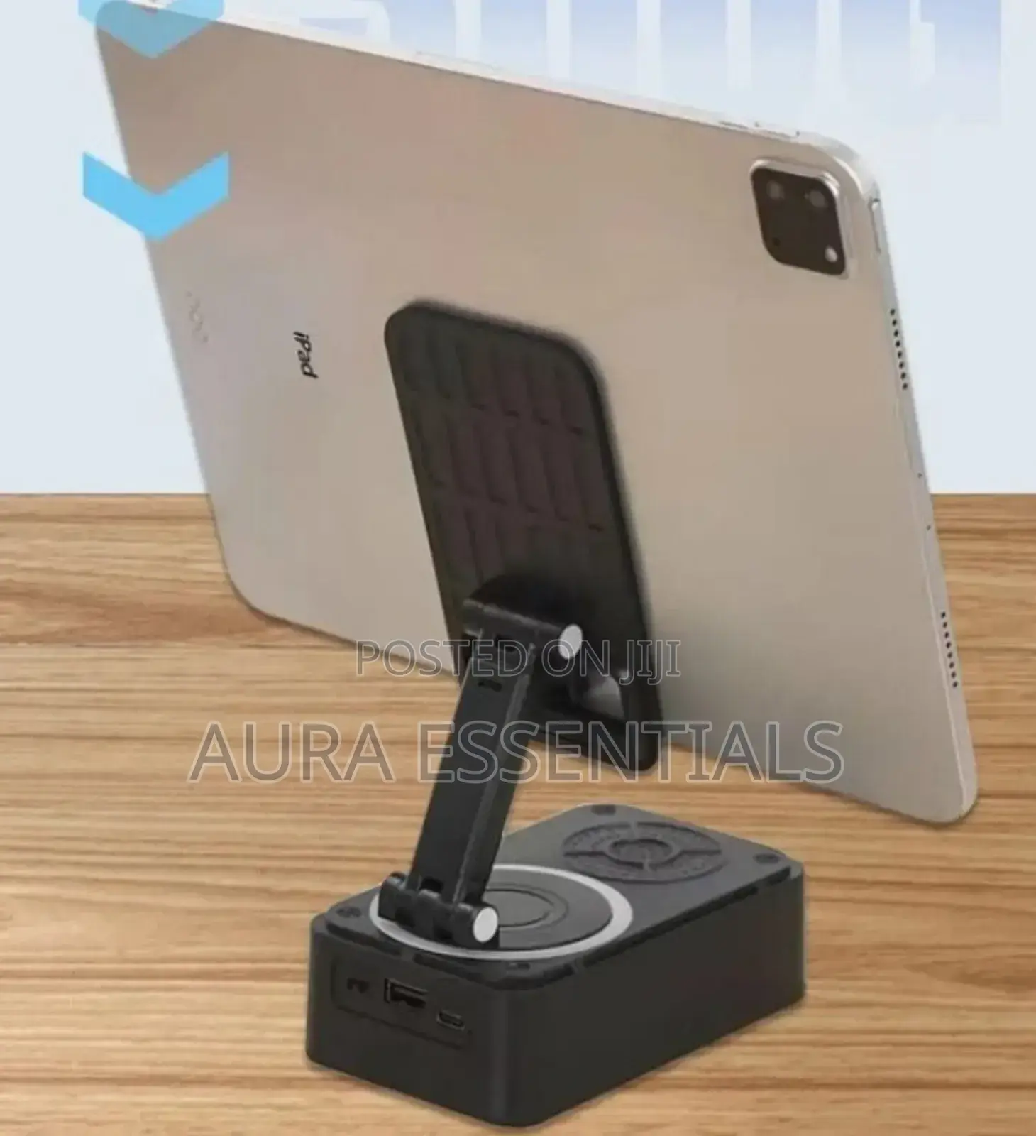 Bluetooth Speaker With a Built-in Phone Holder