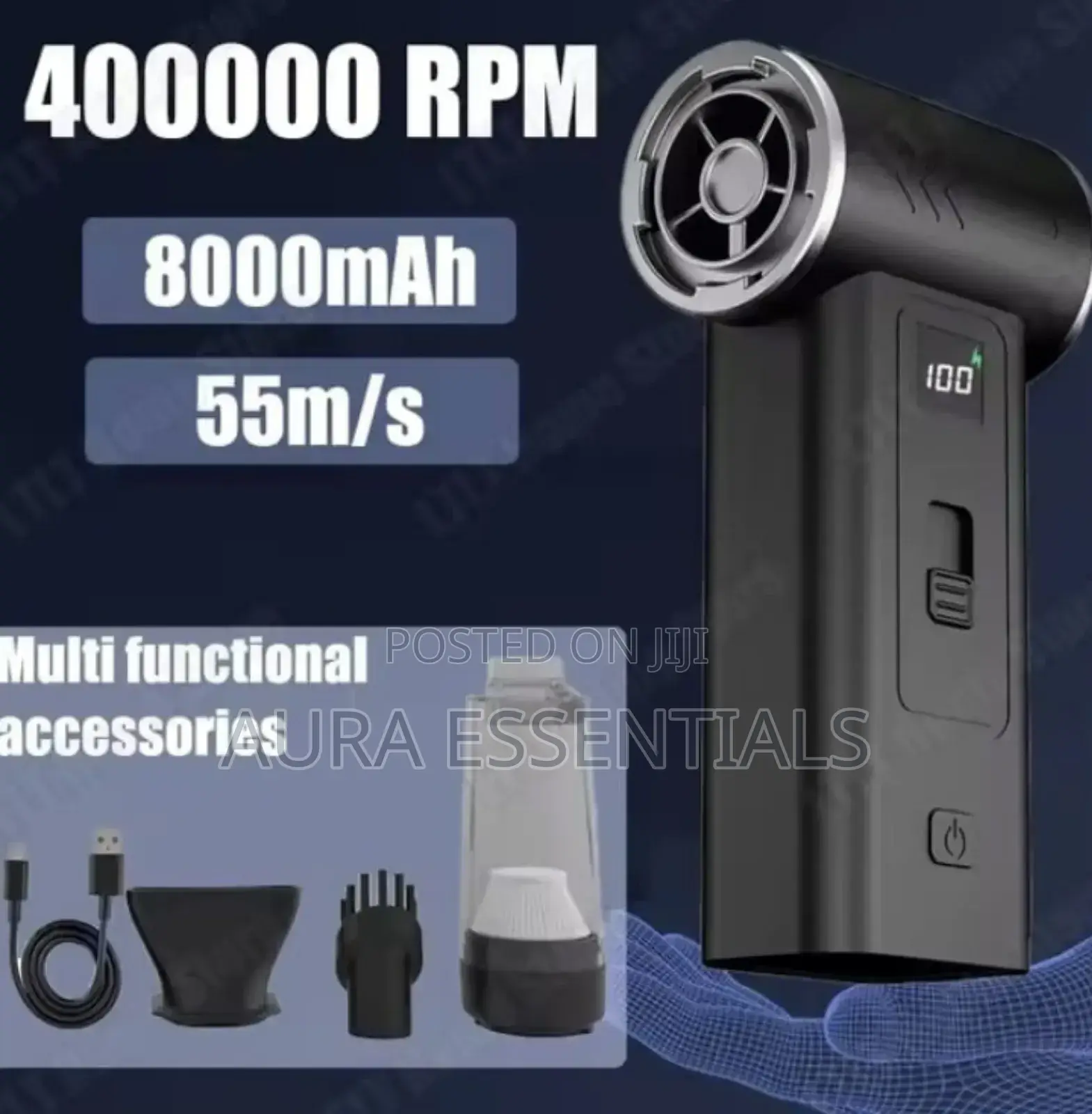 Mini Turbo Rechargeable Dust Remover Fan