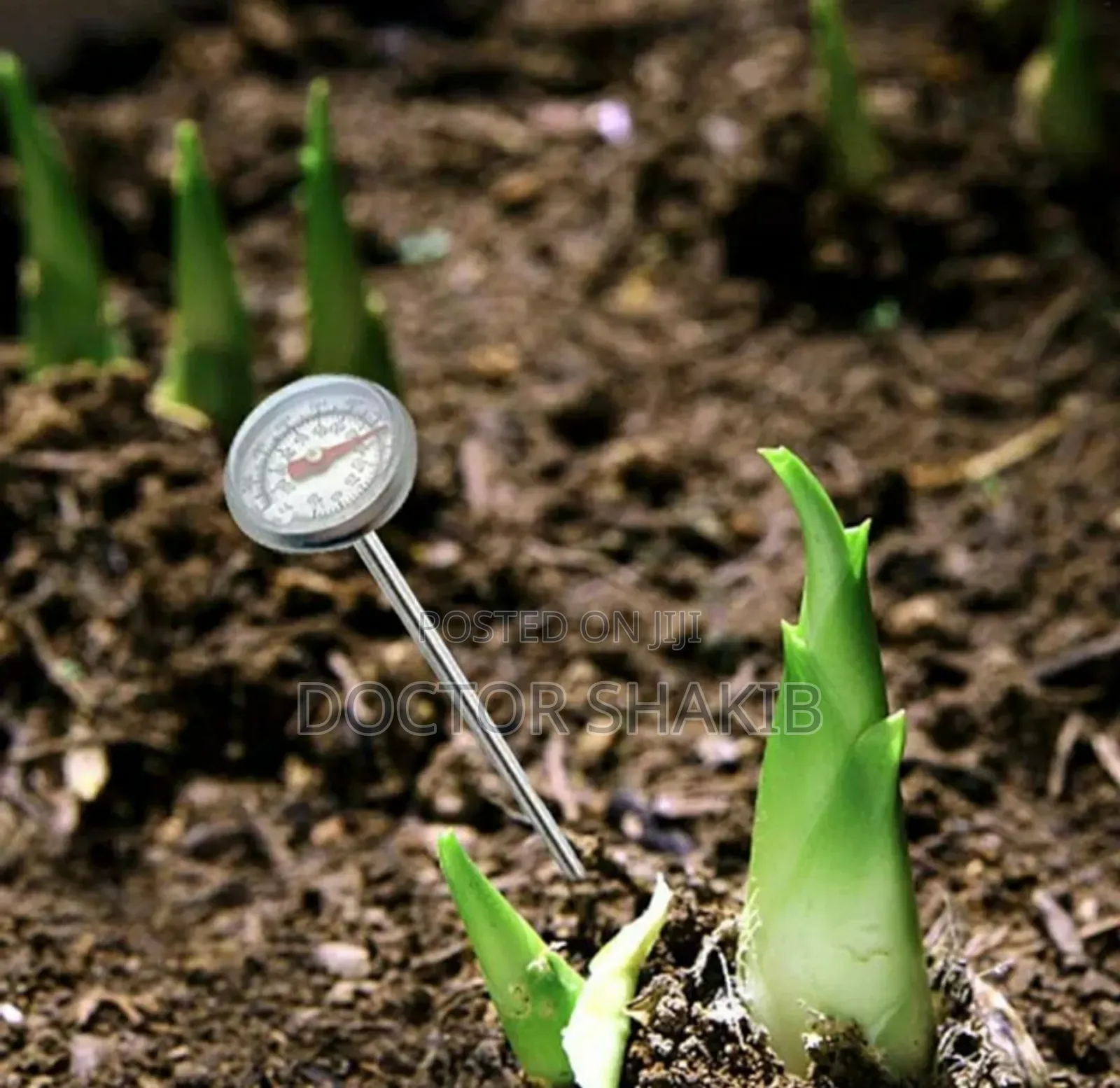 New Stainless Steel Soil Thermometer
