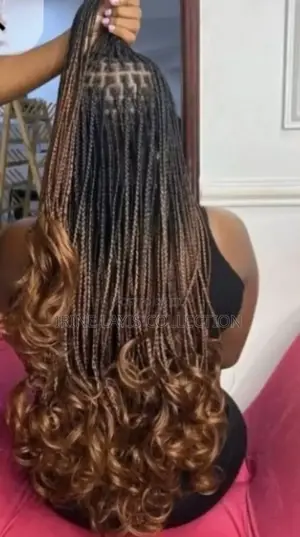 French Curly Braids
