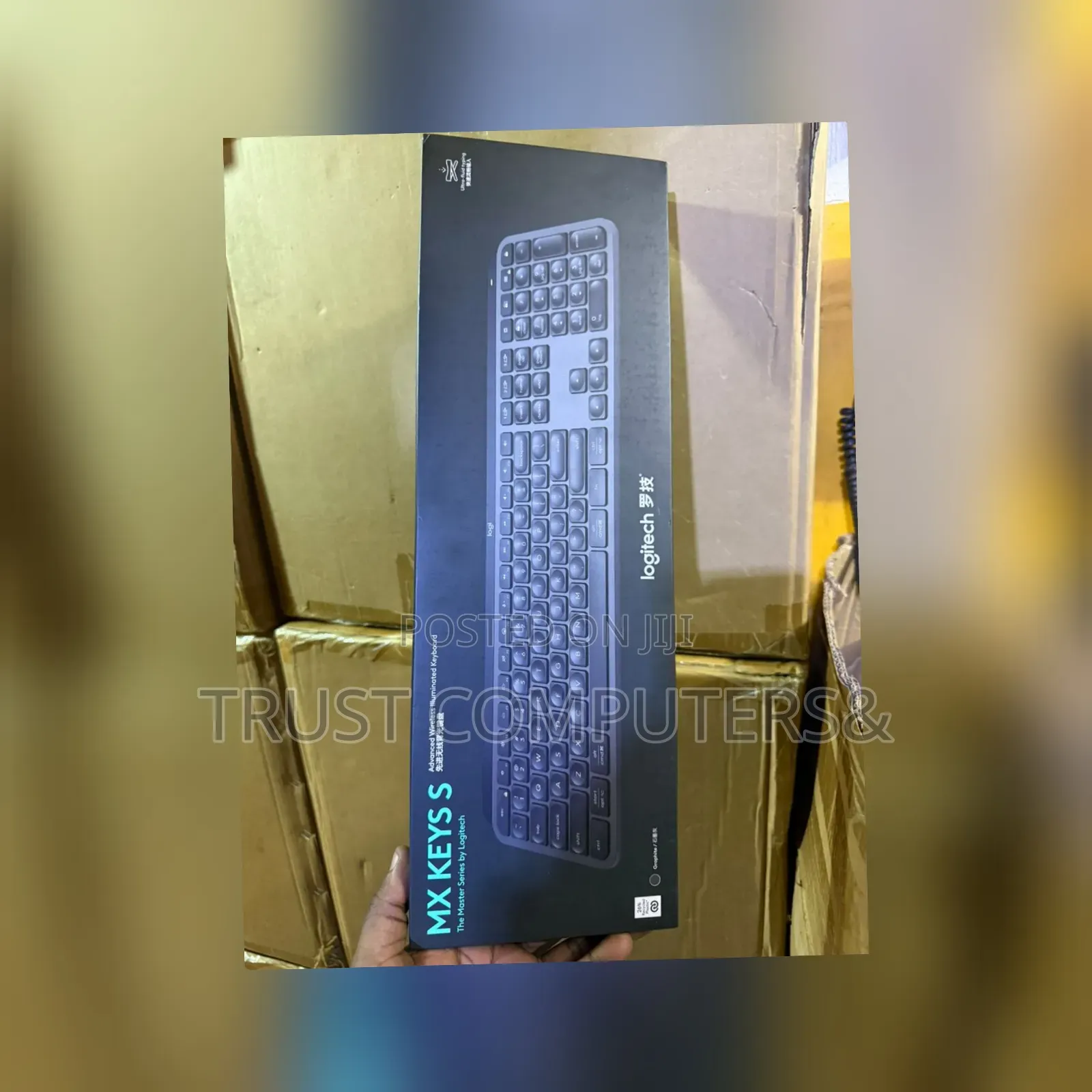 Logitech Mx Keys S Advanced Wireless Illuminated Keyboard.