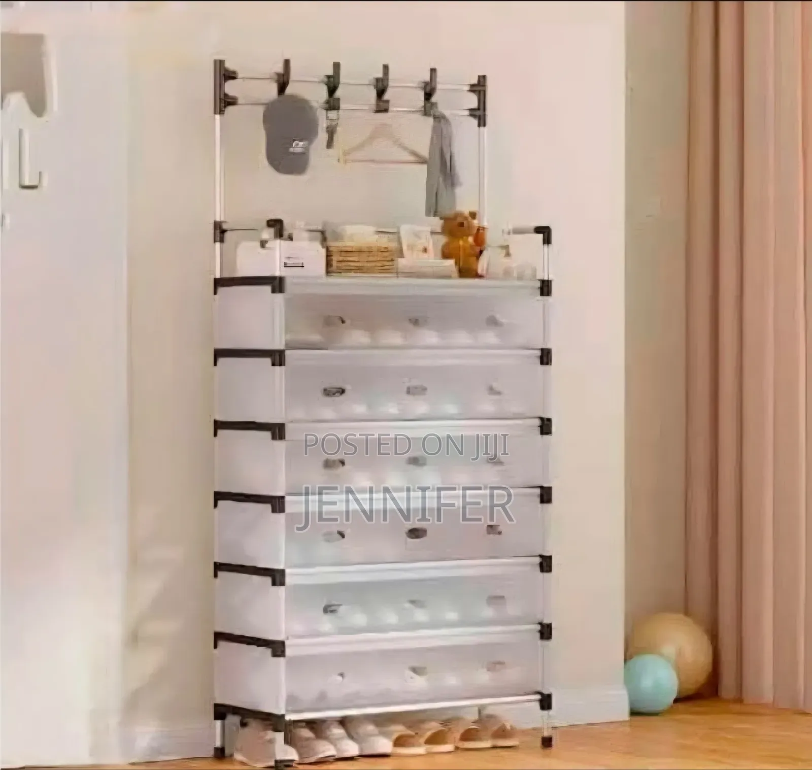 Multi-Layered, Dust-Proof Shoe Rack